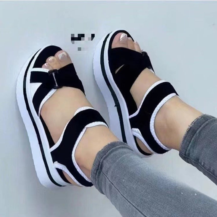 Dame komfortable sandaler med justerbare remme Stilla