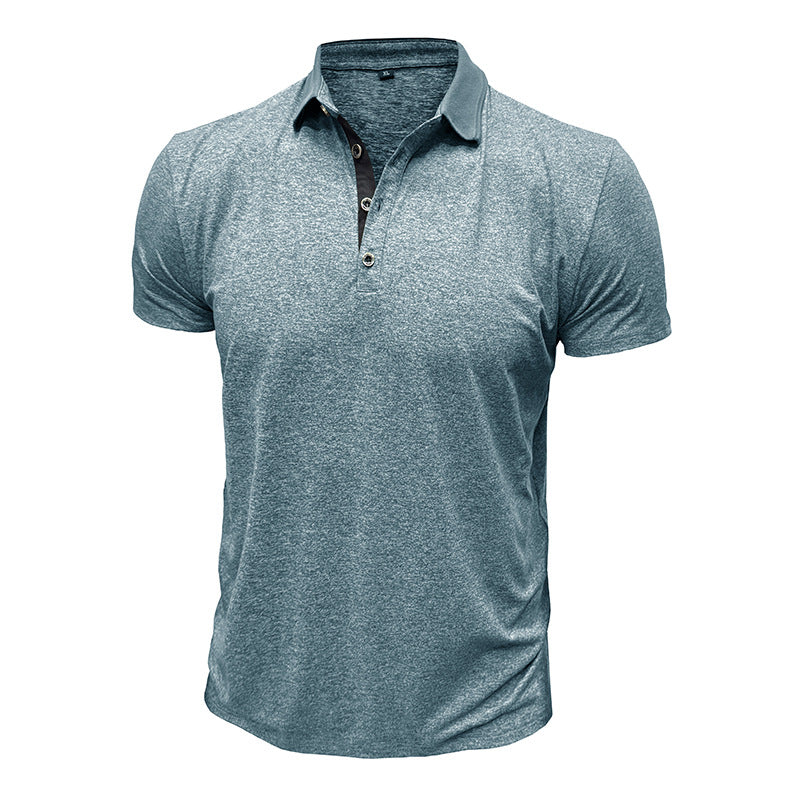 Herren polo skjorte med moderigtigt nakkeområde og åndbart materiale Stilla