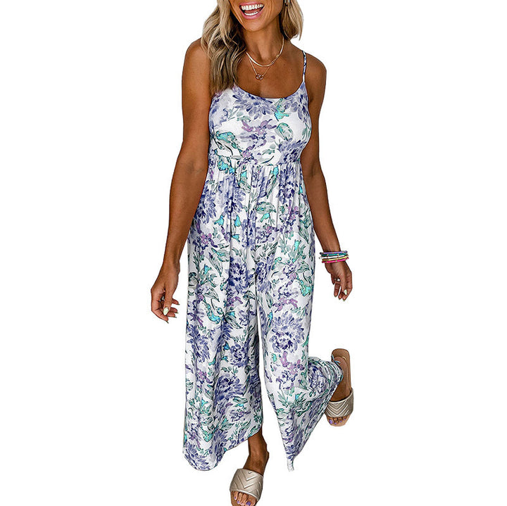 Dame Floral Print Bred-Ben Jumpsuit Stilla