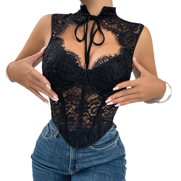 Dame Body med elegant lace trim Stilla