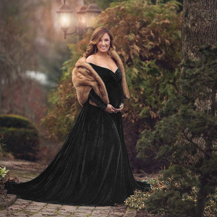 Dame Off-Shoulder Luxus Stillkjole Stilla