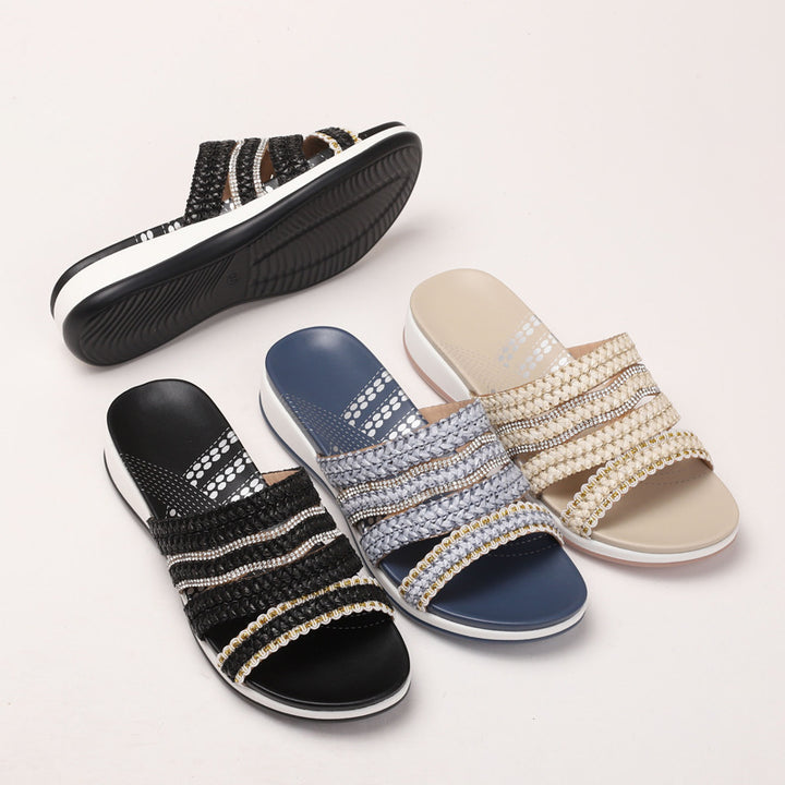 Dame Komfortable Sandaler med dekorerende detaljer Stilla