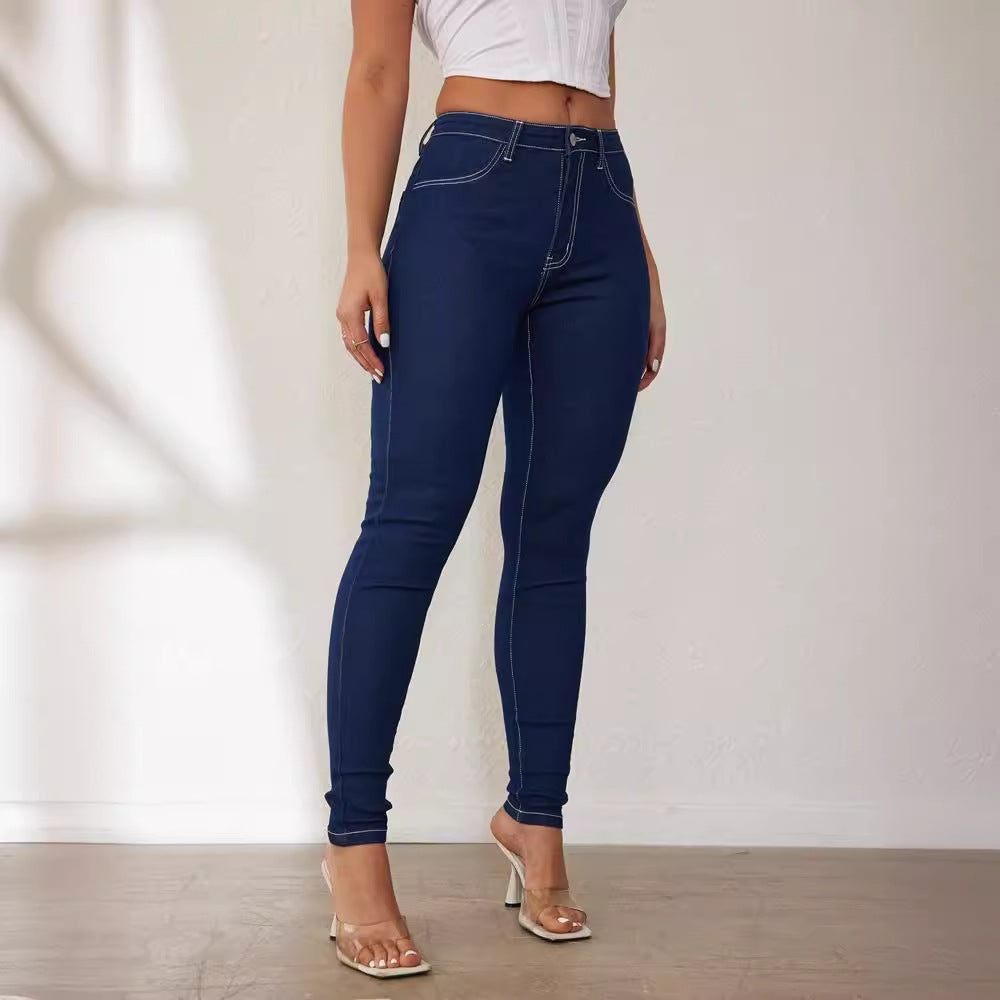 Kvinder Høj Talje Skinny Jeans med en kropsnær pasform Stilla