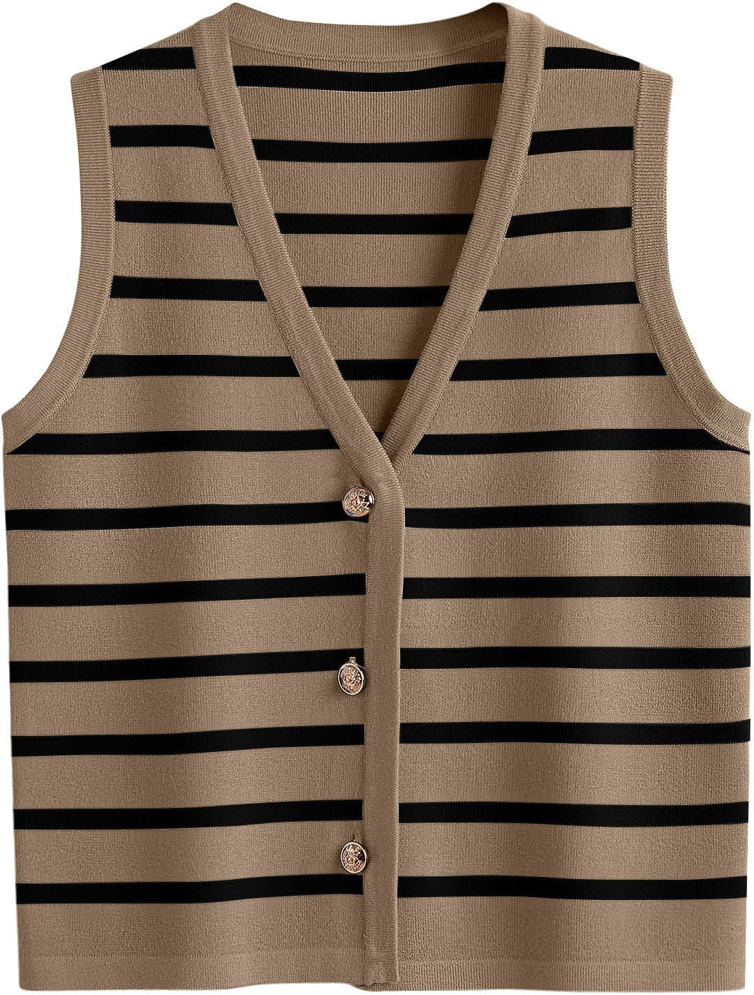 Dame stribet cardigan Stilla