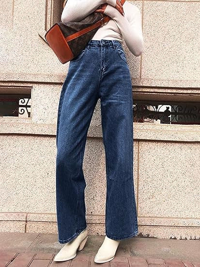 Dame Bred Jeans Stilla