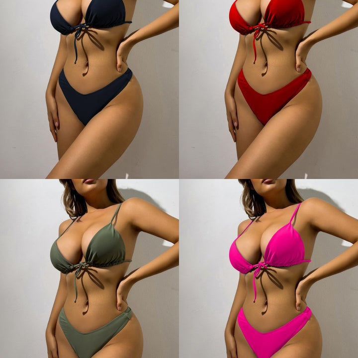 Femme Trekant-Udsnit Bikini Sæt Stilla
