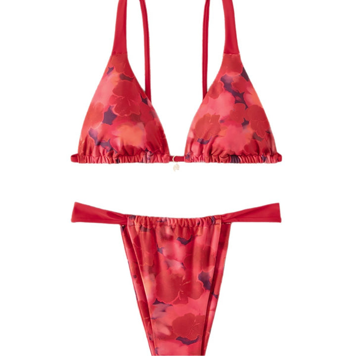 Dame Bikini-sæt med floralt design Skovae
