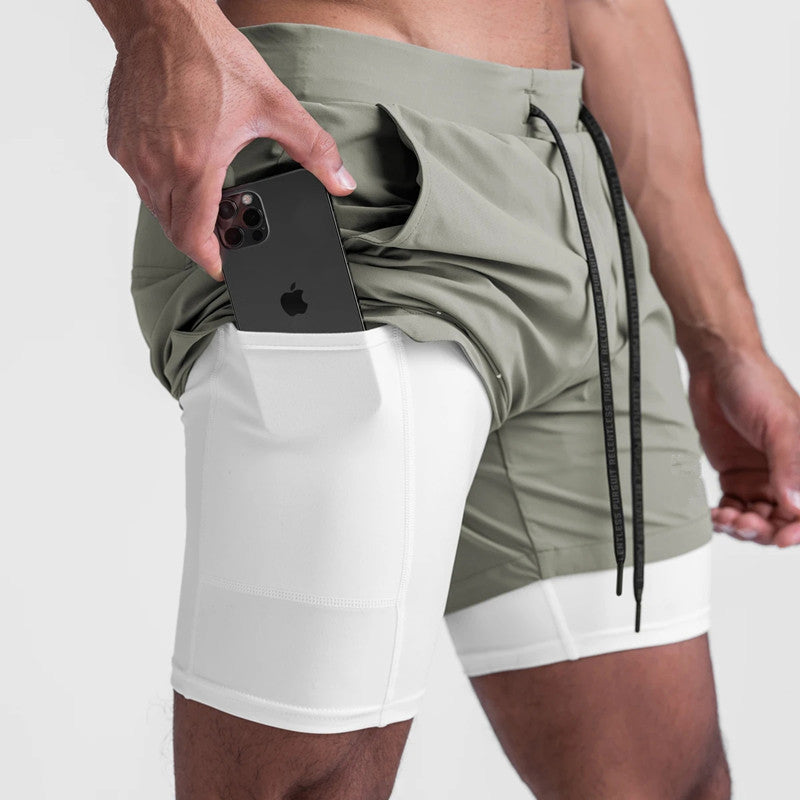 Dame sportlige funktionsshorts med integreret inderskud Stilla