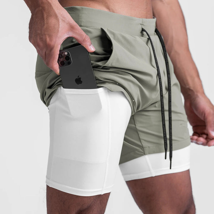 Dame sportlige funktionsshorts med integreret inderskud Stilla