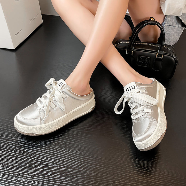 Dame Slip-On Sneakers med elastiske indsatser og skridsikker sål Stilla
