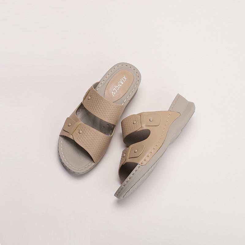Dame sandaler med justerbart remdesign og komfortabel indersål Stilla