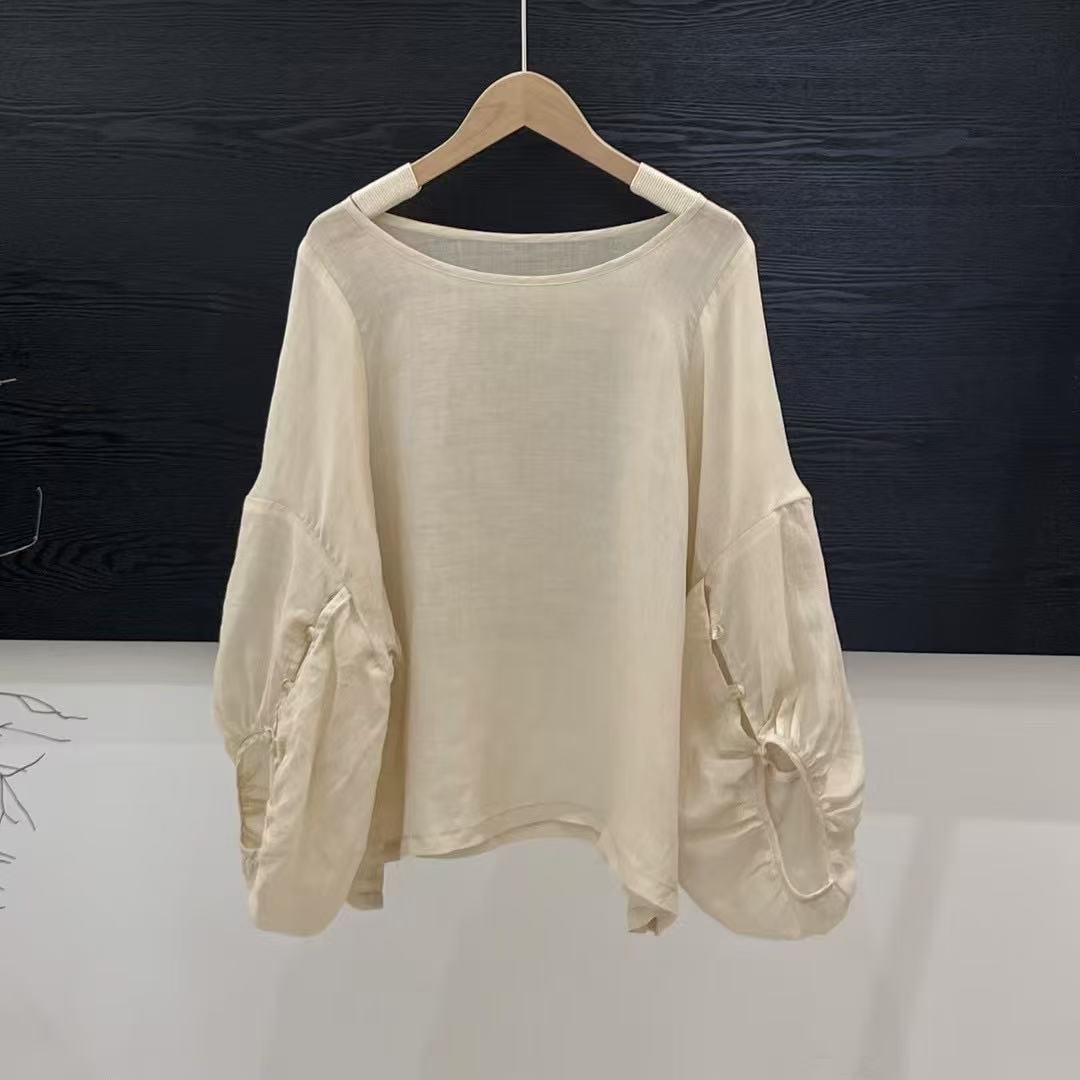 Dame Casual Ballonærme Bluse Stilla