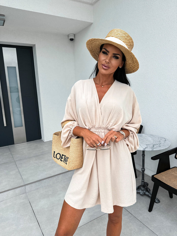 Dame Stilfuld Tunika med flydende snit og bred ærme Stilla