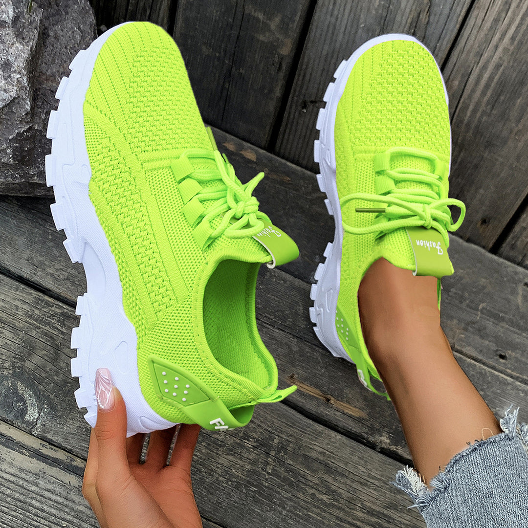 Femme Letvægts Strik Sneakers Stilla