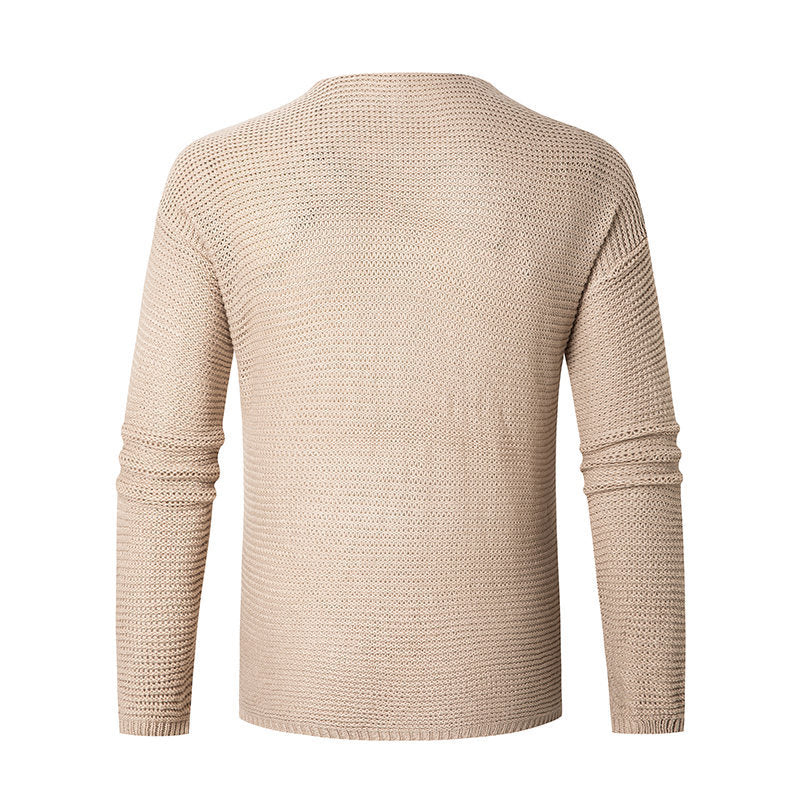 Herrer Let V-hals Strikpullover Stilla