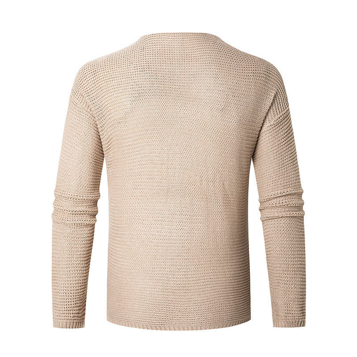 Herrer Let V-hals Strikpullover Stilla