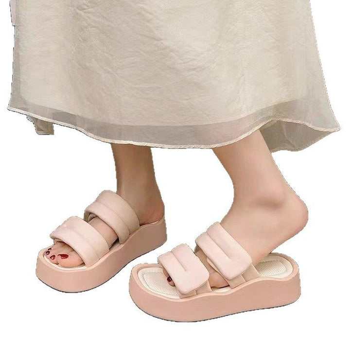 Dame slippers med brede stropper og ergonomisk fodseng Stilla