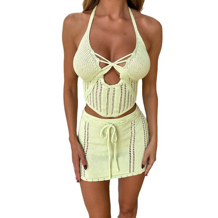 Dame strik-bikini-sæt med raffinerede cut-outs Stilla
