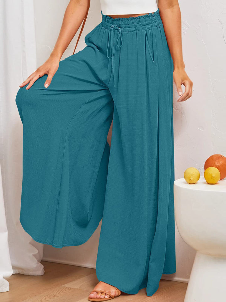 Dame elegante maxiskørte med elastisk talje og afslappet snit Stilla