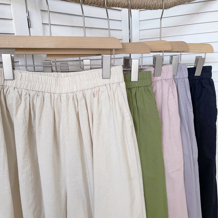 Femme Bred Linned-Culottes Stilla