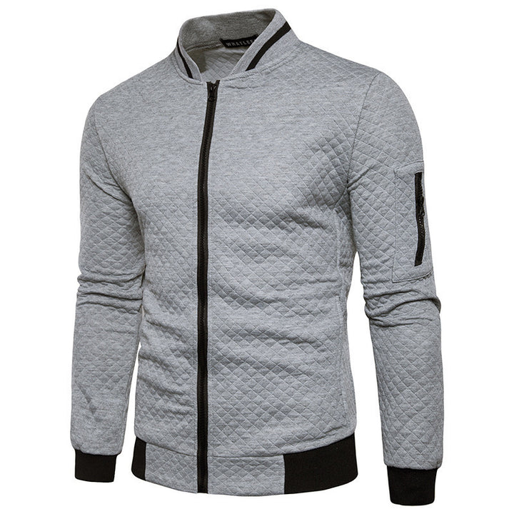 Herrer urban quilted jakke med praktiske lommer og fashionabelt design Stilla