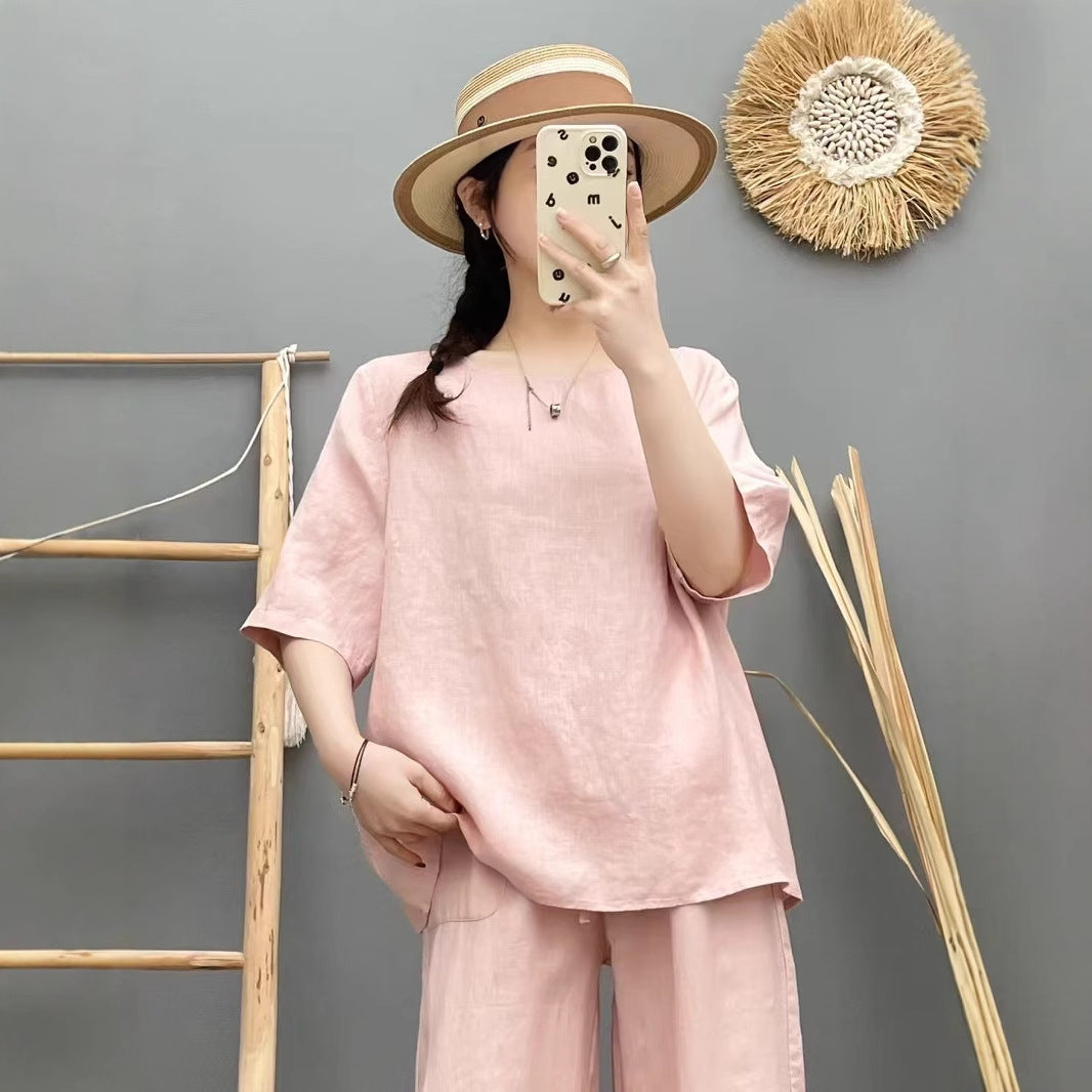 Dame Relaxed Fit Linned Oversized Top Stilla