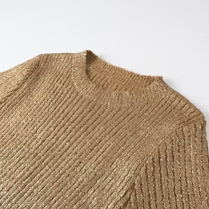 Femme Textured Knit Sweater Stilla 1750153799