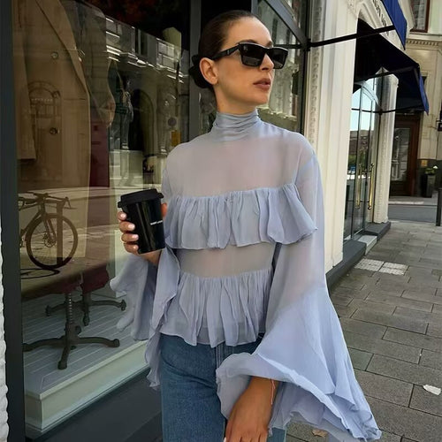 Dame Flared Sleeve Let Laget Jakke Stilla