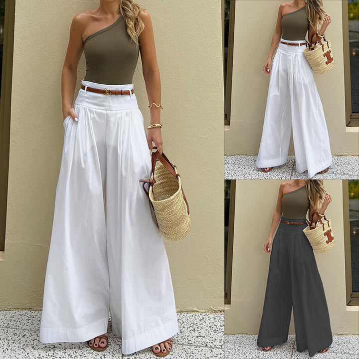 Damer Trendy Bred Linnedragt Stilla