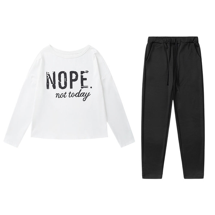 Femme Grafik Loungewear Sæt Stilla