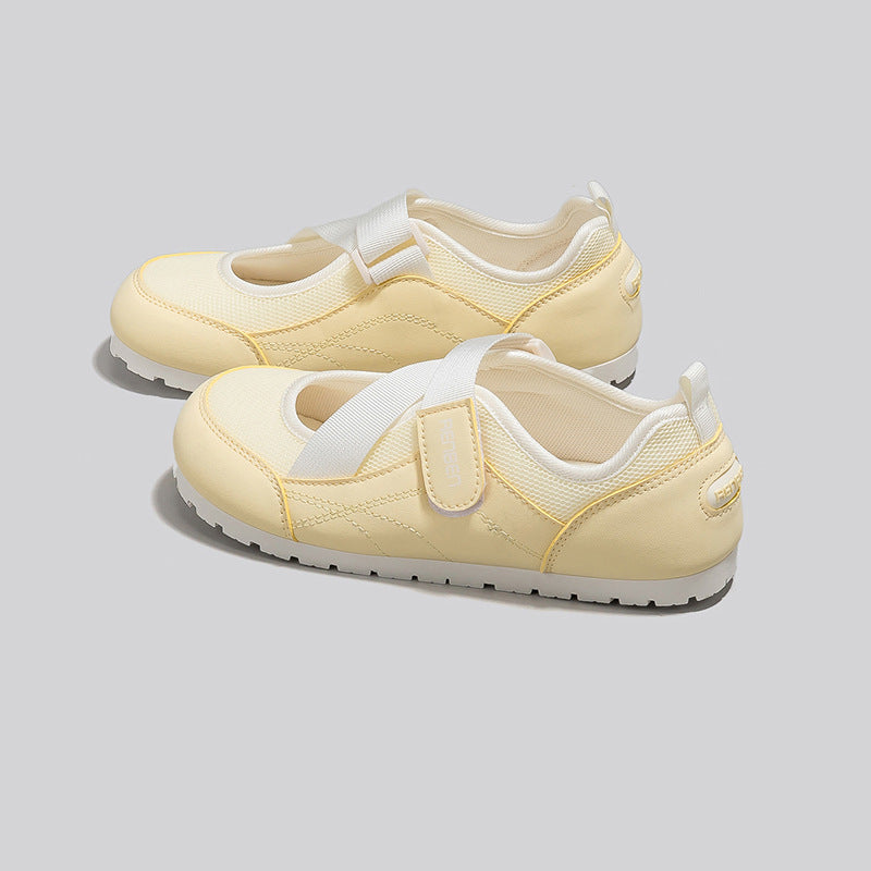 Dame fritids sneakers med elastisk velcro og komfortabel indersål Stilla