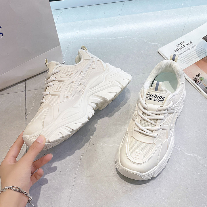 Dame Chunky Sneakers med åndbart mesh-overflade og stødabsorberende sål Stilla
