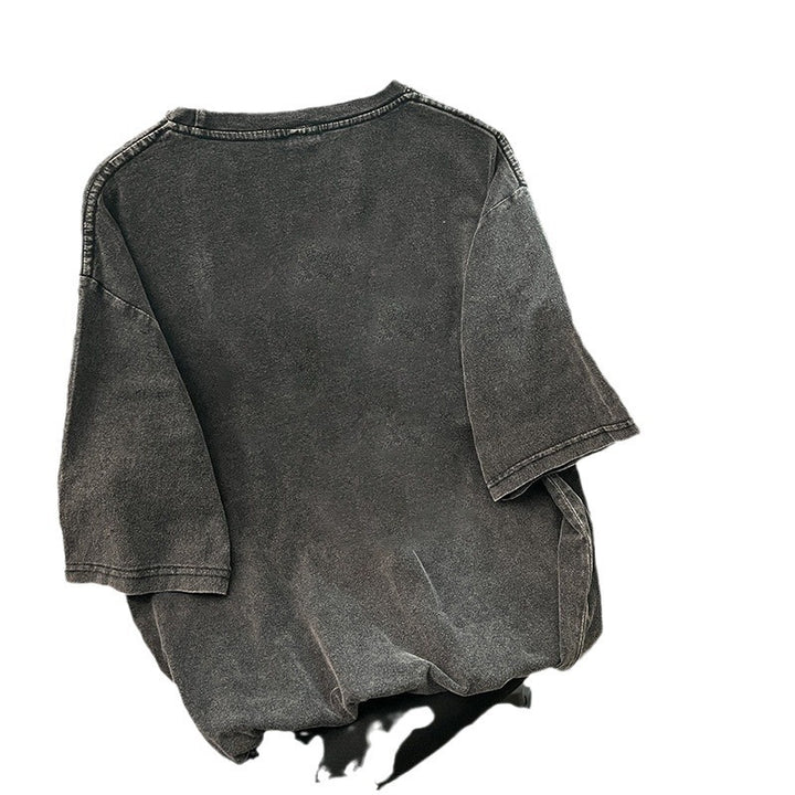 Dame T-shirt med blomsterapplikationer og afslappet oversized-snit Stilla