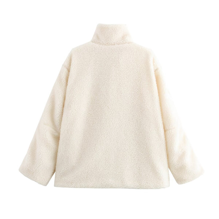 Femme Plush-fleece-jakke med lynlås Stilla