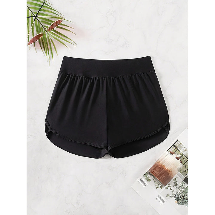 Dame Sporty Shorts med høj talje og løs pasform Skovae