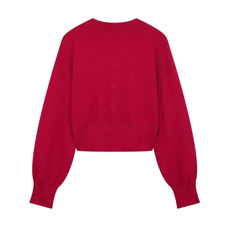 Kvinders stilfulde cardigan med hjerteformede knapper Stilla
