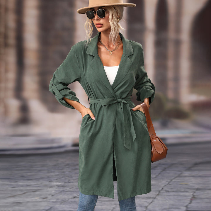 Kvinders oversized trenchcoat med justerbart bælte Stilla