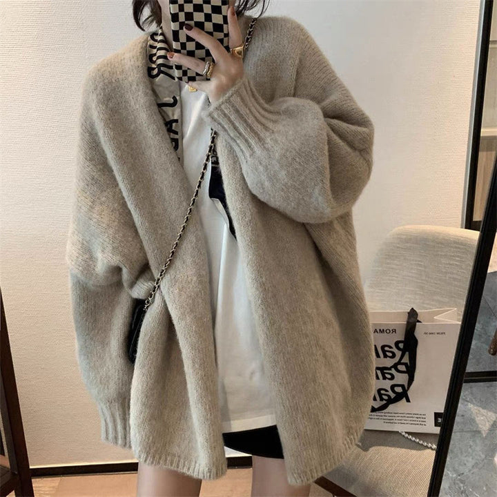 Femme Oversized Komfortabel Cardigan Stilla