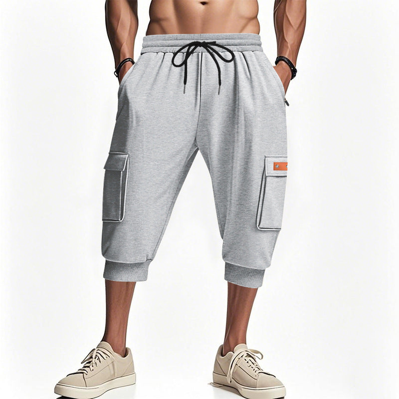 Herre cargo shorts med elastisk talje og sidelommer Stilla