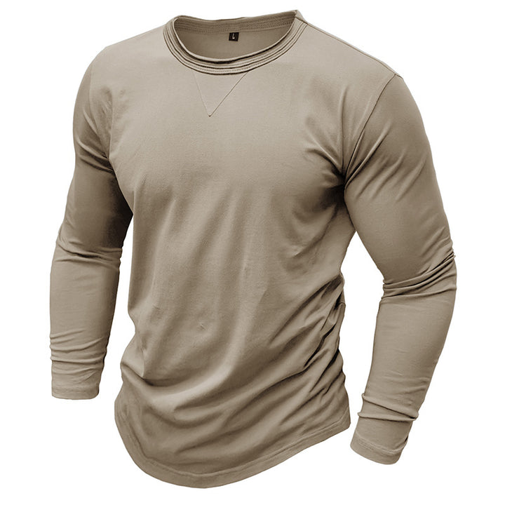 Herrer langærmet T-shirt med moderne pasform og åndbart materiale Stilla