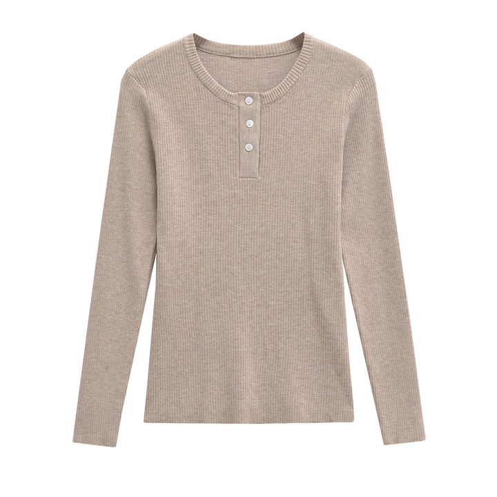 Femme Langærmet Henley Top Stilla
