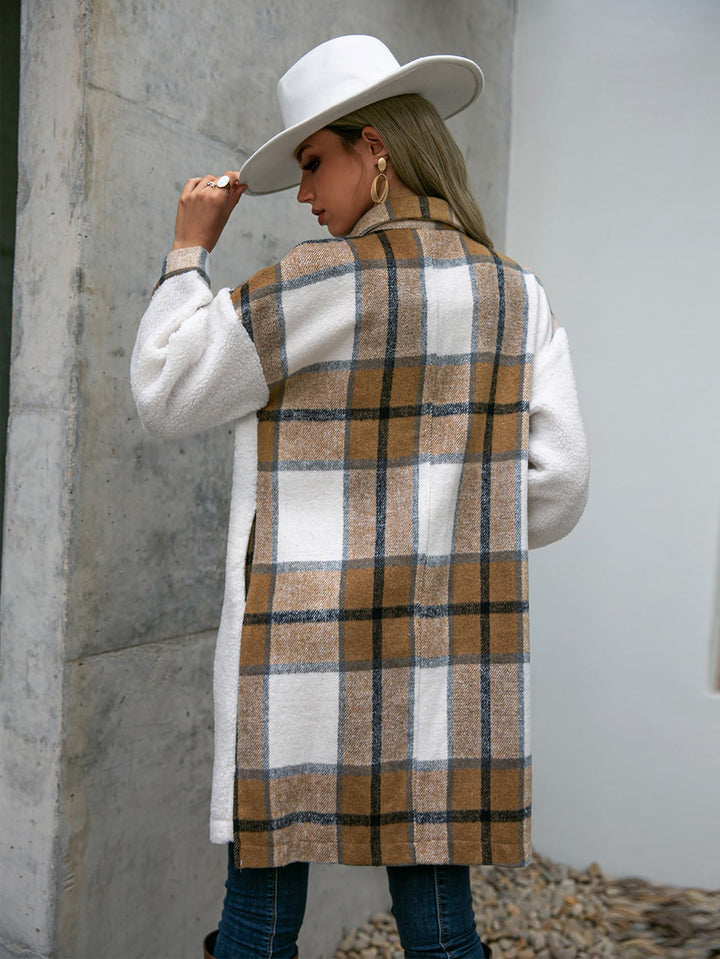 Dame oversized ternet dæksel lavet af blødt fleece Stilla