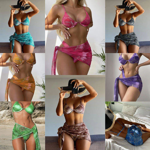 Dame Stilfuld Knytteskal Badedragt Stilla
