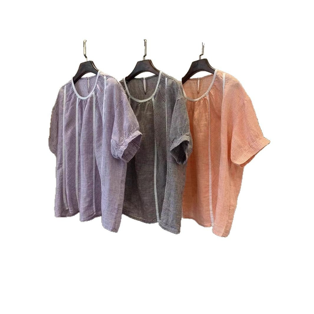 Dame Relaxed Fit Ternet Bluse Stilla