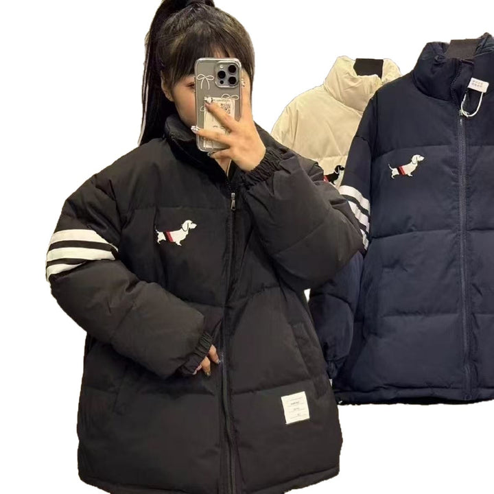 Kvinders oversized vinterjakke med quiltet design Stilla