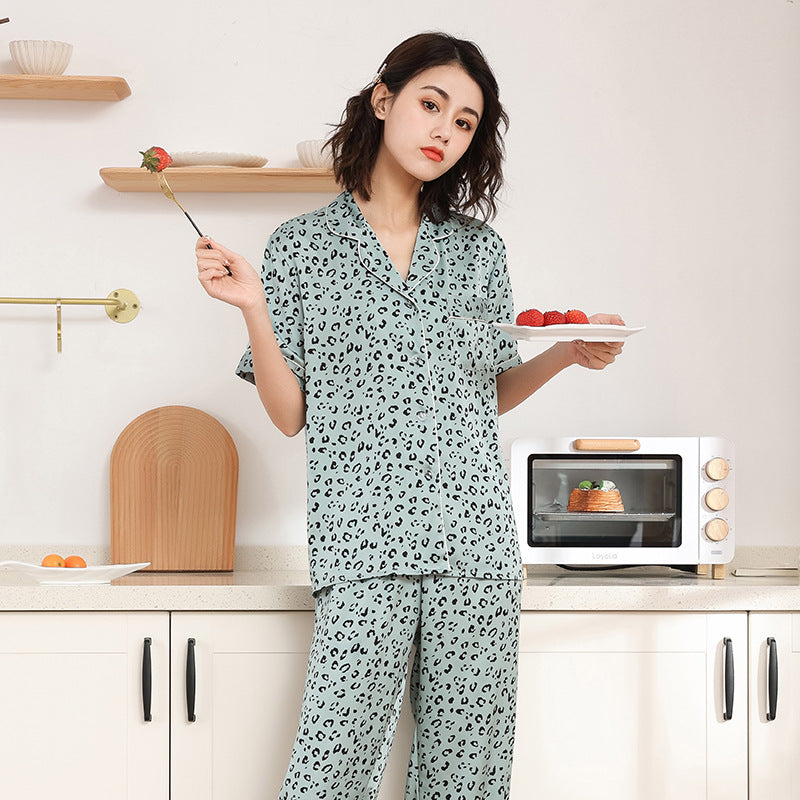 Dame dyremønster pyjamassæt Stilla