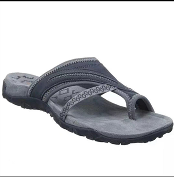 Dame fodsenge-sandaler med ergonomisk form og skridsikker sål Stilla