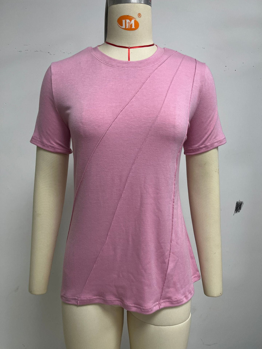 Stilla | Komfortabel Casual Crew Neck Kortærmet Top