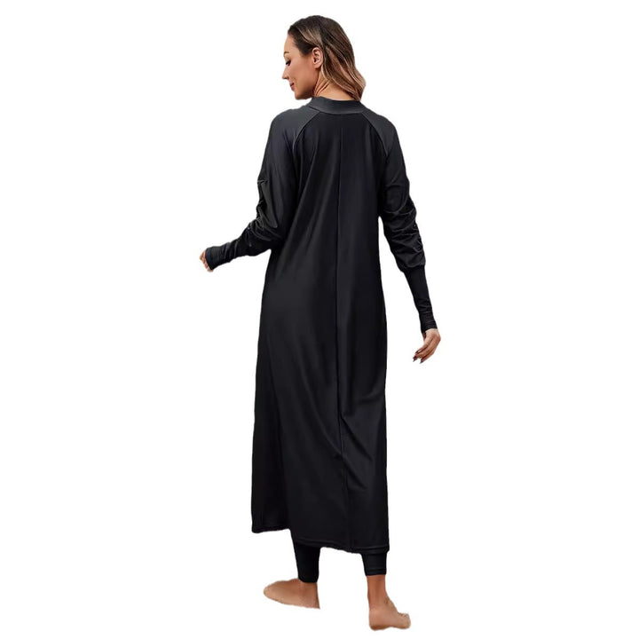 Damer Elegant Kaftan med høj krave og lange ærmer Stilla