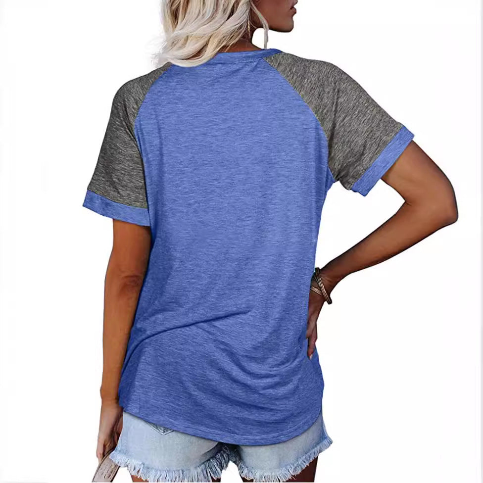 Dame Sporty fritids-T-shirt med stilfulde raglanærmer Stilla
